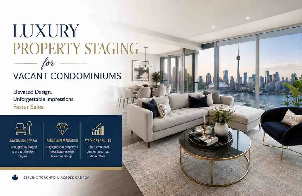 Luxury Property Staging for Vacant Condominiums
