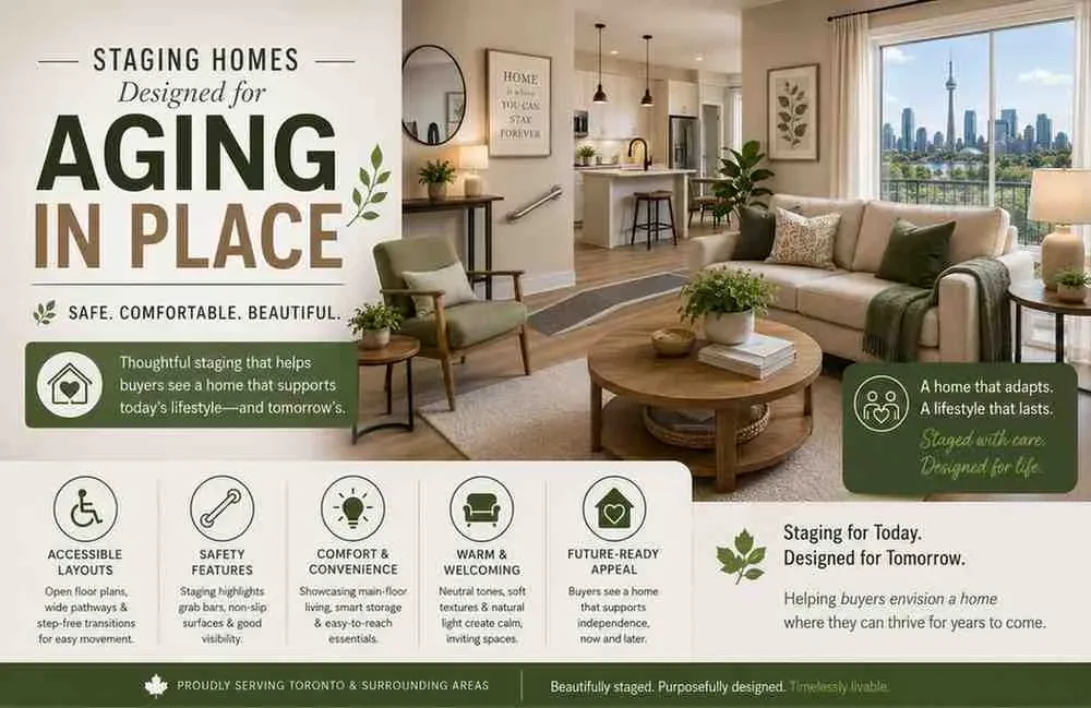 Staging Homes Designed for Aging in Place
